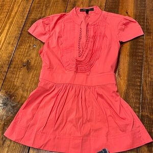 Coral Short Sleeve Blouse